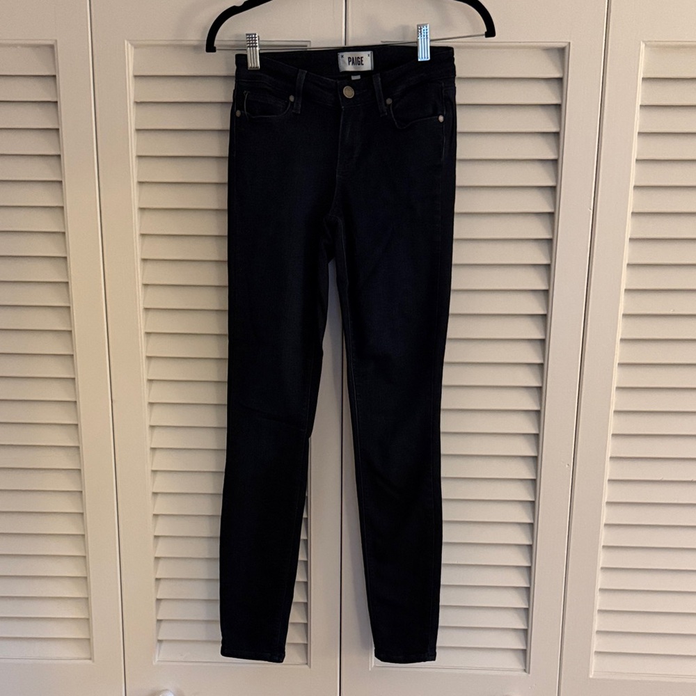 PAIGE Black Verdugo Ultra Skinny Jeans - Classic Slim Fit